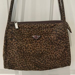 Vintage Bottega Veneta leopard handbag
